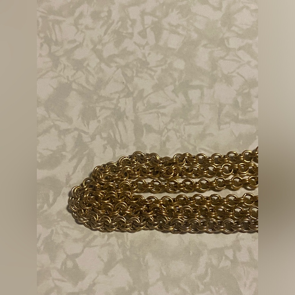 💎 Vintage Costume Acorn Faux Pearl Necklace #7516 - Picture 8 of 9